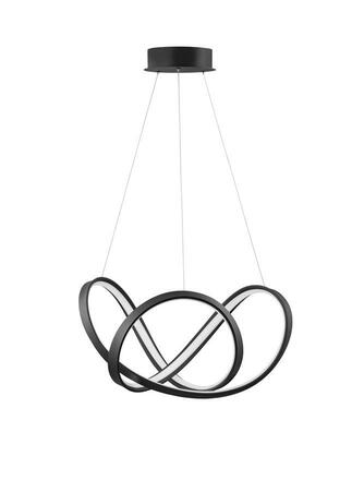 NOVA LUCE závěsné svítidlo APUS černý hliník a akryl LED 45W 230V 3000K IP20 stmívatelné 9348053