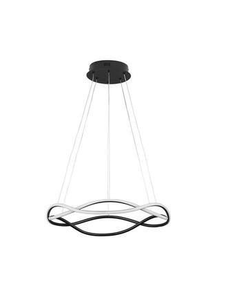 NOVA LUCE závěsné svítidlo JINAL LED závěsné svítidlo černý kov, hliník a silikon 3000K 50W IP20 stmívatelné 9348102