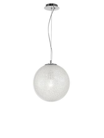 NOVA LUCE závěsné svítidlo FROZEN čiré sklo a akryl uvnitř chromovaný hliník E27 1x12W IP20 bez žárovky 9361742