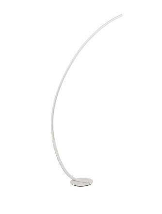 NOVA LUCE stojací lampa PREMIUM bílý hliník a akryl LED 30W 230V 3000K IP20 stmívatelné 9396061