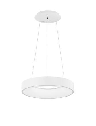 NOVA LUCE závěsné svítidlo RANDO THIN bílý hliník a akryl LED 30W 230V 3000K IP20 stmívatelné 9453430
