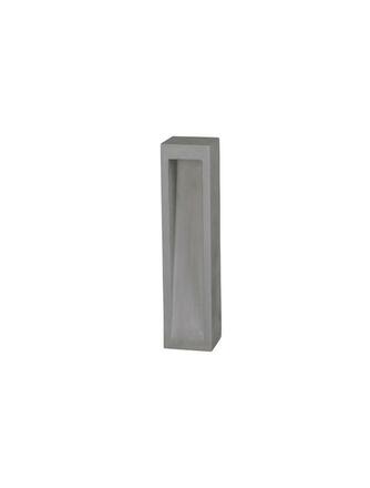 NOVA LUCE venkovní sloupkové svítidlo BARCO šedý beton skleněný difuzor LED 6W 3000K 120-230V IP65 9540208
