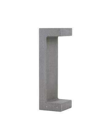 NOVA LUCE venkovní sloupkové svítidlo ARAN šedý beton skleněný difuzor LED 8W 3000K 120-230V IP65 9540213