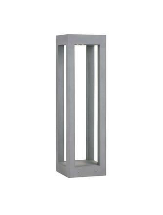 NOVA LUCE venkovní sloupkové svítidlo BEV šedý beton skleněný difuzor LED 5W 3000K 120-230V IP65 9540216