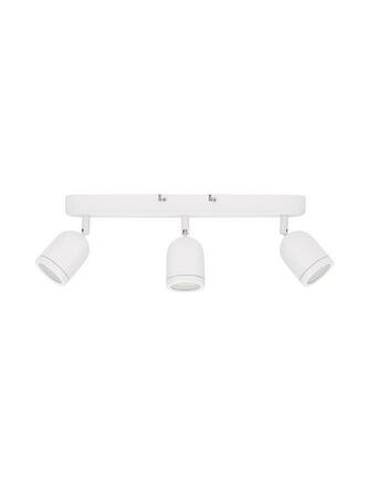 NOVA LUCE bodové svítidlo ORSON bílý kov GU10 3x10W 230V IP44 bez žárovky 9555818