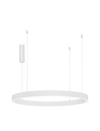 NOVA LUCE závěsné svítidlo STING LED hliník a akryl bílá Epistar SMD2835 60W 3000K Eaglerise TRIAC driver D100 H200 120st. IP20 stmívatelné 9558606