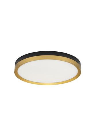 NOVA LUCE stropní svítidlo MR JOHN černá a mosaz zlatá LED 25.2W 3000K 9695236