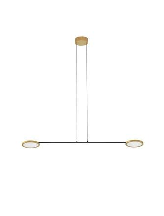 NOVA LUCE závěsné svítidlo SCOPE černá a zlatá LED 19.4W 3000K stmívatelné 9695253