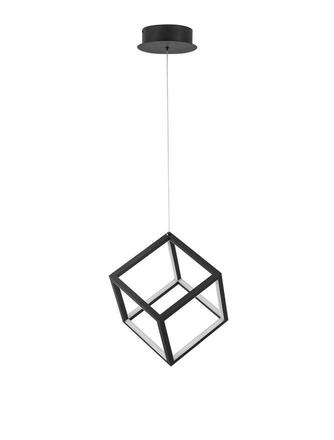 NOVA LUCE závěsné svítidlo GABBIA černý hliník a silikon LED 45W 230V 3000K IP20 stmívatelné 9818251