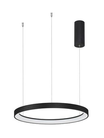 NOVA LUCE závěsné svítidlo PERTINO černý hliník a akryl LED 38W 230V 3000K IP20 stmívatelné 9853682