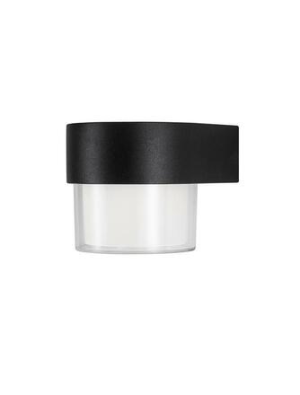 NOVA LUCE venkovní nástěnné svítidlo DARF černý hliník ABS difuzor LED 5W 3000K 100-240V 104st. IP65 světlo dolů 9925665