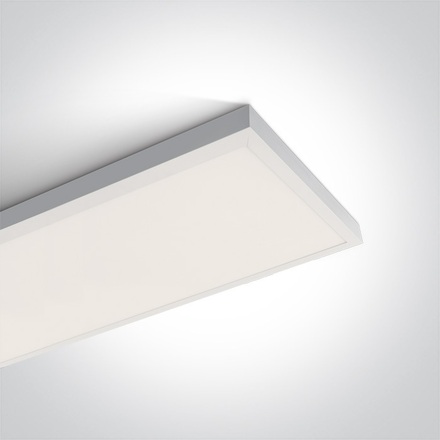 VÝPRODEJ VZORKU ONE LIGHT Svítidlo přisazené WHITE LED 30x120 40W WW IP40 230V