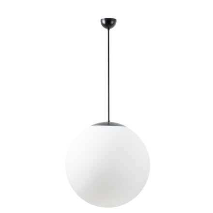 OSMONT ADR52932 ADRIA P4 závěsné skleněné svítidlo černá / bílá IP40 40W E27