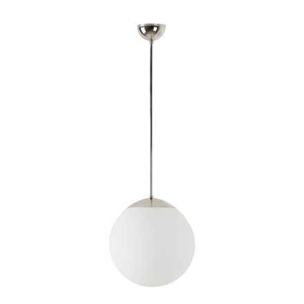 OSMONT ADR60057 ADRIA P2 závěsné skleněné svítidlo nerez leštěná / bílá IP40 3000 K 20W LED