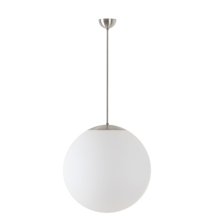 OSMONT ADR60186 ADRIA P4 závěsné skleněné svítidlo nerez broušená / bílá IP40 3000 K 41W LED DALI