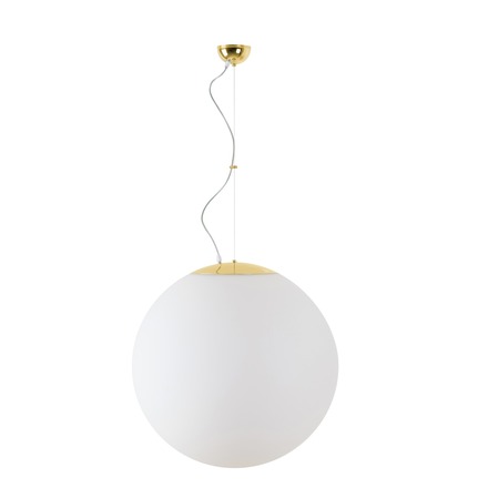 OSMONT ADR60318 ADRIA L5 závěsné skleněné svítidlo mosaz leštěná / bílá IP40 3000 K 48W LED DALI