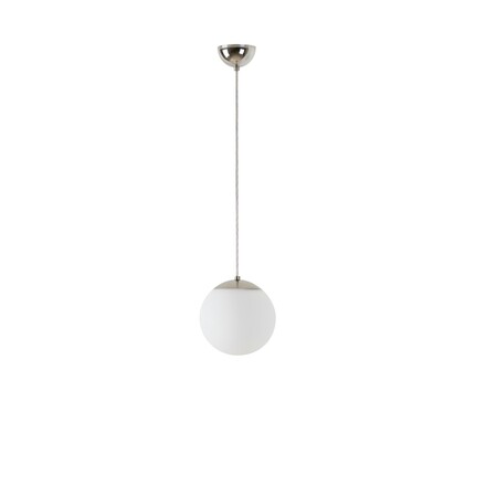 OSMONT ADR60332 ADRIA S1 závěsné skleněné svítidlo nerez leštěná / bílá IP40 3000 K 8W LED