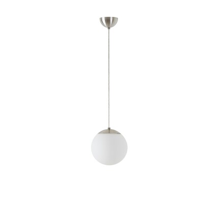 OSMONT ADR60333 ADRIA S1 závěsné skleněné svítidlo nerez broušená / bílá IP40 3000 K 8W LED