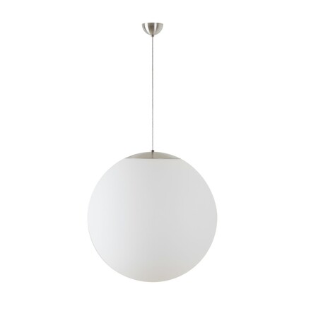 OSMONT ADR60372 ADRIA S5 závěsné skleněné svítidlo nerez broušená / bílá IP40 3000 K 48W LED