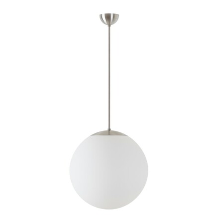 OSMONT ADR60627 ADRIA P3 závěsné skleněné svítidlo nerez broušená / bílá IP40 4000 K 27W LED DALI