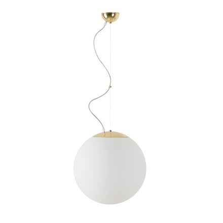 OSMONT ADR60772 ADRIA L3 závěsné skleněné svítidlo mosaz leštěná / bílá IP40 4000 K 27W LED DALI