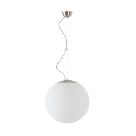 OSMONT ADR60782 ADRIA L3 závěsné skleněné svítidlo nerez broušená / bílá IP40 4000 K 27W LED