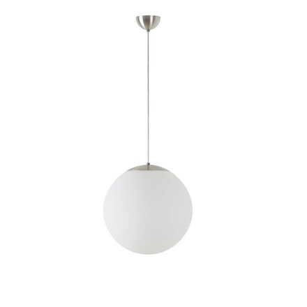 OSMONT ADR60851 ADRIA S3 závěsné skleněné svítidlo nerez broušená / bílá IP40 4000 K 27W LED