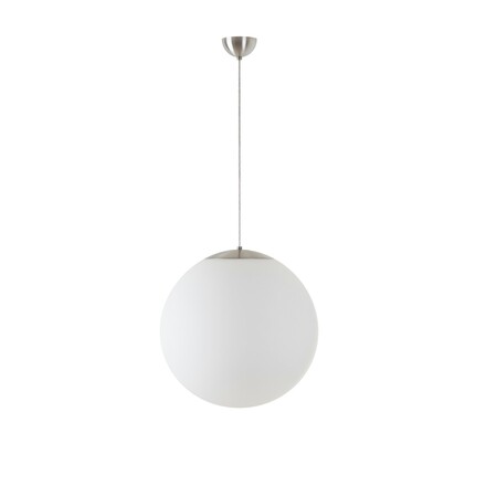 OSMONT ADR60863 ADRIA S4 závěsné skleněné svítidlo nerez broušená / bílá IP40 4000 K 41W LED
