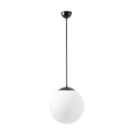 OSMONT ADR61275 ADRIA P2 závěsné skleněné svítidlo černá / bílá IP40 3000 K 20W LED