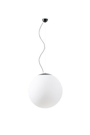 OSMONT ADR61336 ADRIA L5 závěsné skleněné svítidlo černá / bílá IP40 3000 K 48W LED