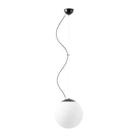 OSMONT ADR61822 ADRIA L2 závěsné skleněné svítidlo černá / bílá IP40 4000 K 20W LED