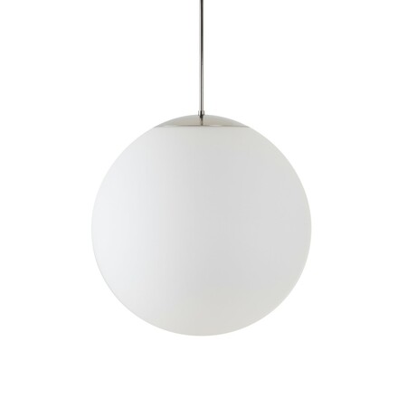 OSMONT ADR62082 ADRIA P4 HP závěsné skleněné svítidlo nerez leštěná / bílá IP40 3000 K 59W LED