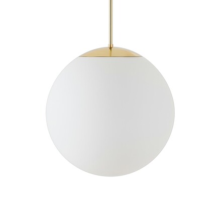 OSMONT ADR62529 ADRIA P3 HP závěsné skleněné svítidlo mosaz leštěná / bílá IP40 4000 K 52W LED DALI