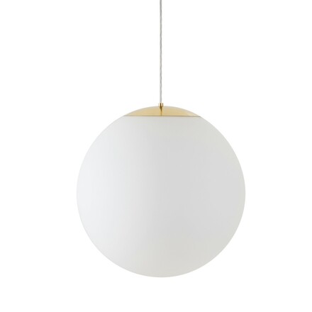 OSMONT ADR62725 ADRIA S4 HP závěsné skleněné svítidlo mosaz leštěná / bílá IP40 4000 K 59W LED DALI