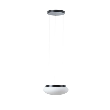 OSMONT ARA67424 ARAKIS LE2 závěsné skleněné svítidlo černá / bílá IP40 3000 K 18W LED