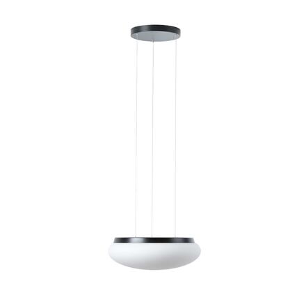 OSMONT ARA67496 ARAKIS LE3 závěsné skleněné svítidlo černá / bílá IP40 3000 K 34W LED