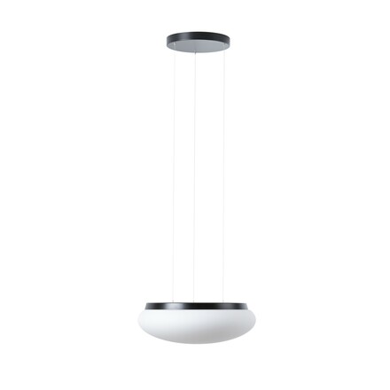 OSMONT ARA67996 ARAKIS LE3 závěsné skleněné svítidlo černá / bílá IP40 4000 K 34W LED