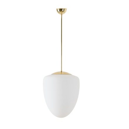 OSMONT AST60899 ASTRA P závěsné skleněné svítidlo mosaz leštěná / bílá IP40 4000 K 27W LED DALI