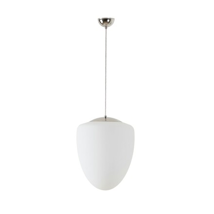 OSMONT AST60940 ASTRA S závěsné skleněné svítidlo nerez leštěná / bílá IP40 4000 K 27W LED