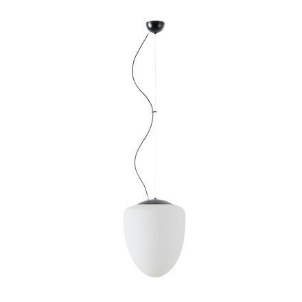 OSMONT AST61870 ASTRA L závěsné skleněné svítidlo černá / bílá IP40 4000 K 27W LED