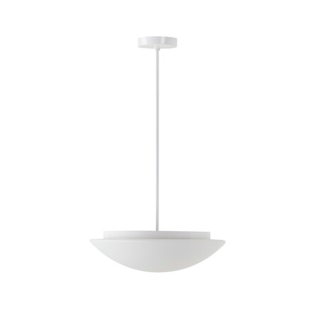 OSMONT AUR54011 AURA P4 závěsné skleněné svítidlo bílá IP40 2x25W E27