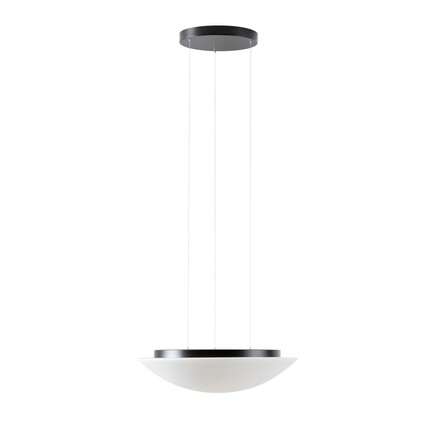 OSMONT AUR67437 AURA LE5 závěsné skleněné svítidlo černá / bílá IP40 3000 K 24W LED