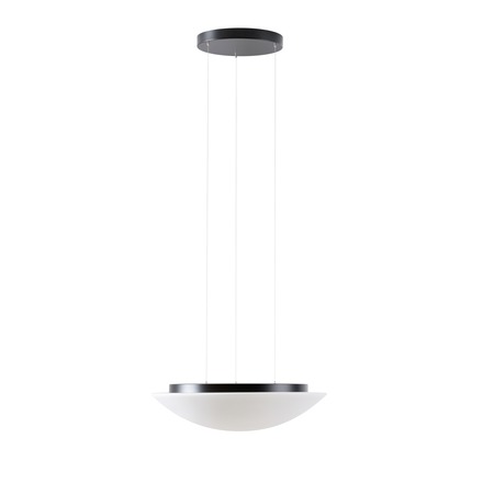 OSMONT AUR71390 AURA LE5 závěsné skleněné svítidlo černá / bílá IP40 3000/4000 K 33W LED DALI