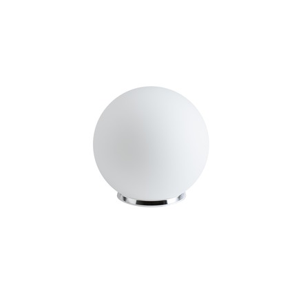 OSMONT BIA50536 BIANCA 2 stolní skleněná lampa chrom / bílá IP40 40W E27