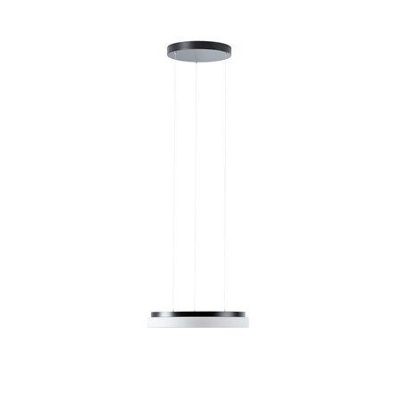 OSMONT CAR66372 CARINA LE1 závěsné skleněné svítidlo černá / bílá IP40 3000 K 25W LED