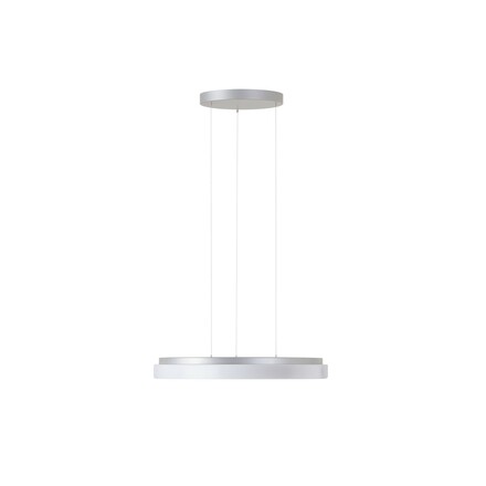 OSMONT COR72314 CORVUS LE2 závěsné plastové svítidlo stříbrná / bílá IP40 3000 K 32W LED