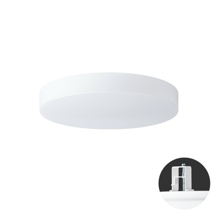 OSMONT DEL52544 DELIA V2 stropní/nástěnné plastové polovestavné svítidlo bílá IP44 2x25W E27