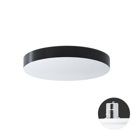 OSMONT DEL52624 DELIA CV2 stropní/nástěnné plastové polovestavné svítidlo bílá / bílo - černá IP44 2x25W E27 HF