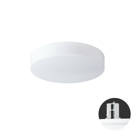 OSMONT DEL65580 DELIA V1 stropní/nástěnné plastové polovestavné svítidlo bílá IP44 4000 K 13W LED
