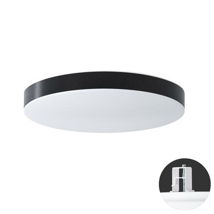 OSMONT DEL69877 DELIA CV3 stropní/nástěnné plastové polovestavné svítidlo bílá / bílo - černá IP44 4000 K 32W LED